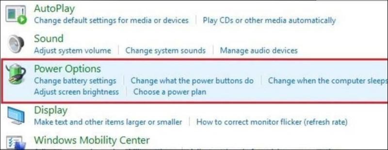 Chọn Hardware and Sound > Power Options Hướng dẫn 8 cách khắc phục lỗi Task Host Window đơn giản, chi tiết - Thegioididong.com