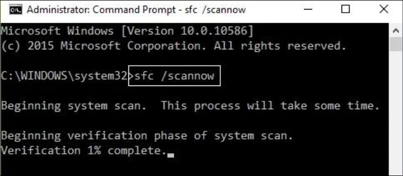 Nhập lệnh “SFC /scannow” > bấm Enter để chạy SFC Hướng dẫn 8 cách khắc phục lỗi Task Host Window đơn giản, chi tiết - Thegioididong.com