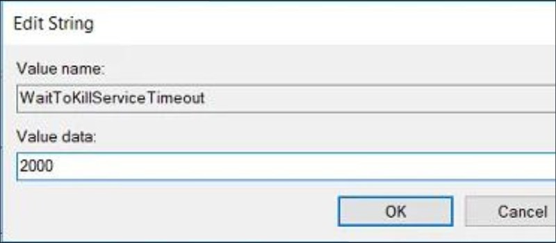 Thay đổi giá trị thành 2000 > nhấn OK Hướng dẫn 8 cách khắc phục lỗi Task Host Window đơn giản, chi tiết - Thegioididong.com