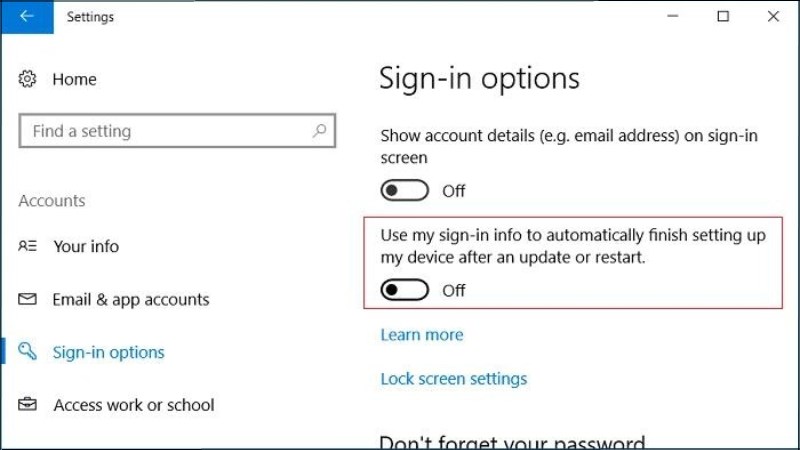 Cuộn xuống Privacy > chọn tắt dòng như trên Hướng dẫn 8 cách khắc phục lỗi Task Host Window đơn giản, chi tiết - Thegioididong.com