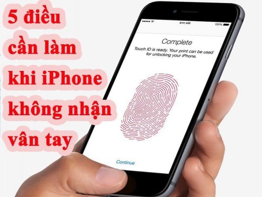 Iphone Khong Nhan Van Tay