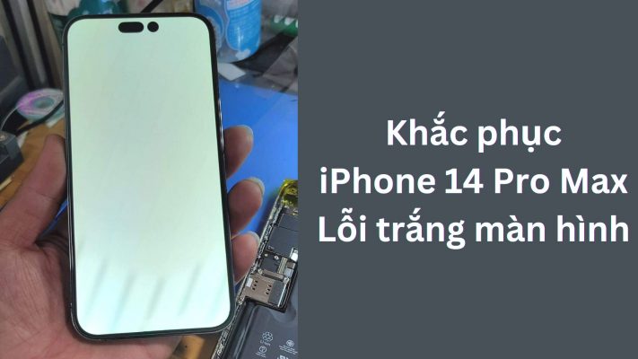 Khắc Phục Iphone 14 Pro Max Lỗi Trắng Màn Hình
