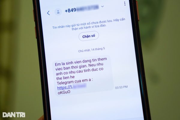 Tin nhắn gạ tình, lừa đảo vẫn xuất hiện tràn lan - 1