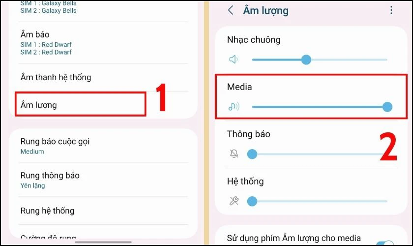 Cách sửa điện thoại Samsung bị mất âm thanh Media tại nhà
