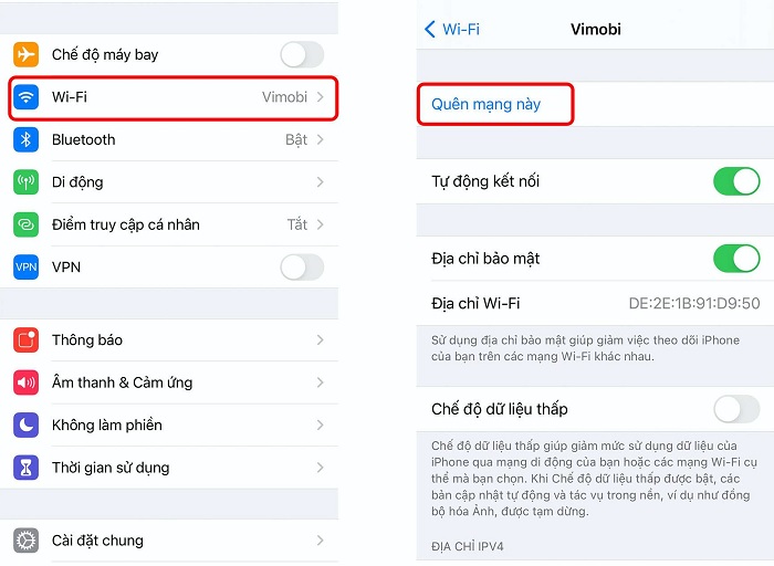 Khắc phục sự cố ” lỗi wifi ” trên iPhone 12 và 12 Pro
