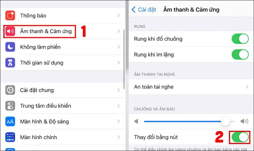 Sửa nút tăng giảm âm lượng iPhone không bấm được một cách hiệu quả