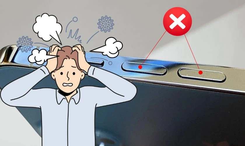 Sửa nút tăng giảm âm lượng iPhone không bấm được một cách hiệu quả