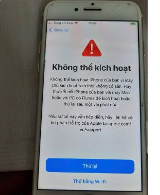 Nguyên nhân và cách khắc phục lỗi không thể kích hoạt iPhone