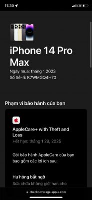 Web check IMEI iPhone và các sản phẩm Apple chính hãng