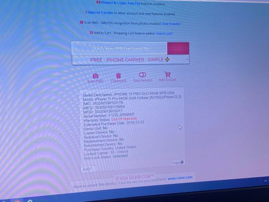 Web check IMEI iPhone và các sản phẩm Apple chính hãng