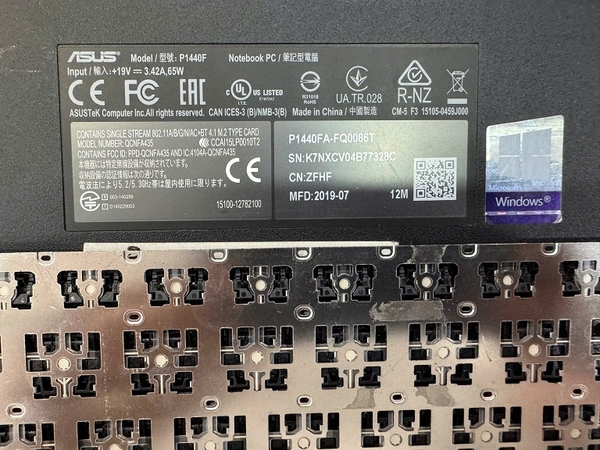 Thay Bàn Phím Laptop Asus P1440F