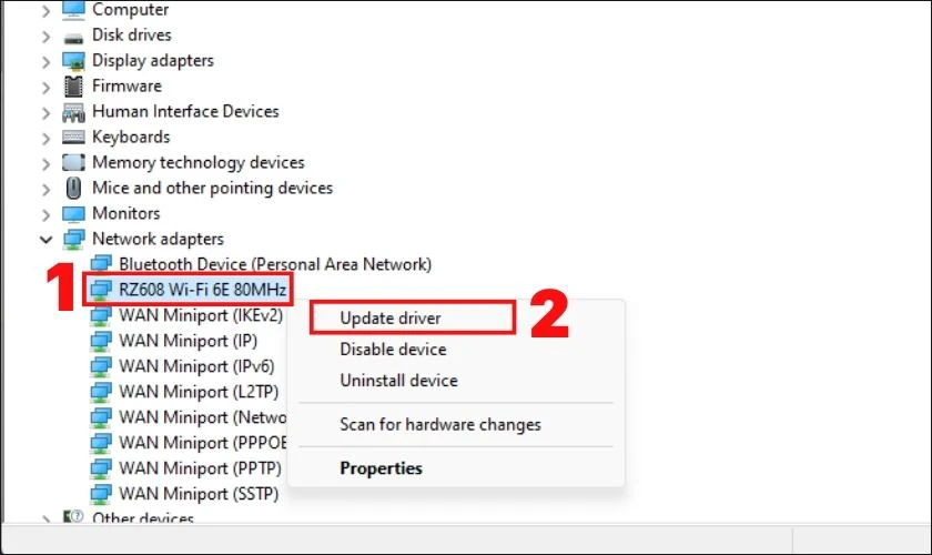 Laptop bị mất WiFi Win 11, 10: Cách khắc phục hiệu quả