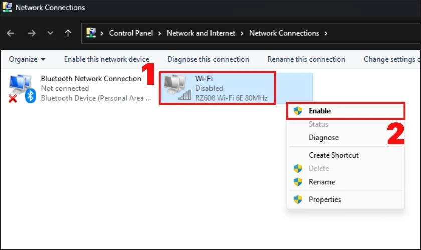 Laptop bị mất WiFi Win 11, 10: Cách khắc phục hiệu quả