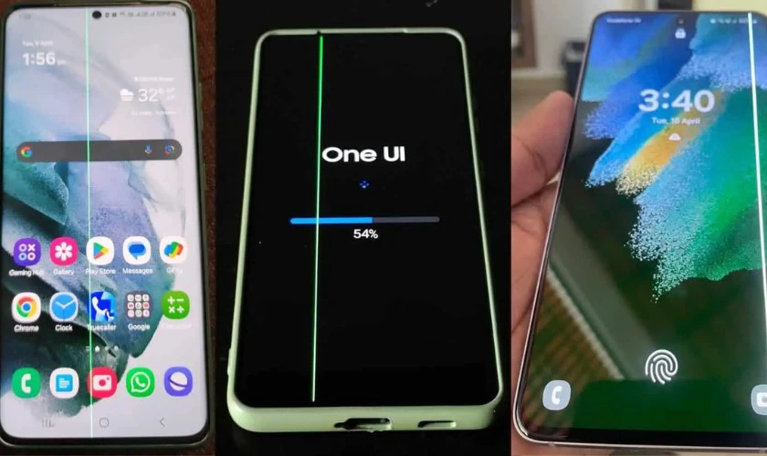 Màn hình Samsung S21 Fe bị sọc: Nguyên nhân và cách khắc phục