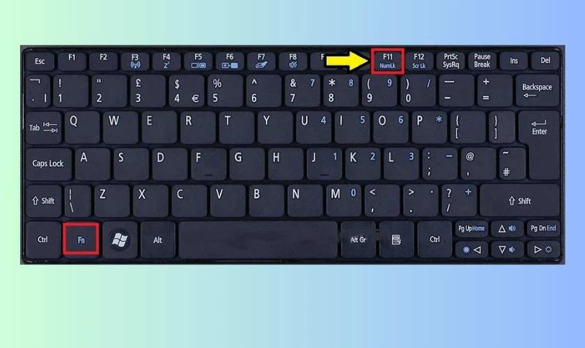 Sửa lỗi không đánh được số trên bàn phím laptop DELL