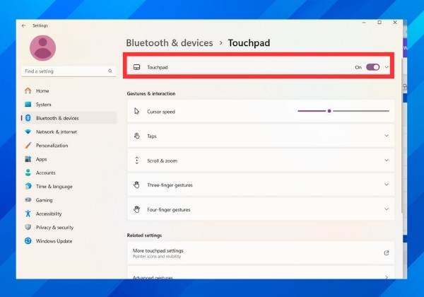 Cách bật tắt cảm ứng màn hình laptop Windows 11 chi tiết nhất