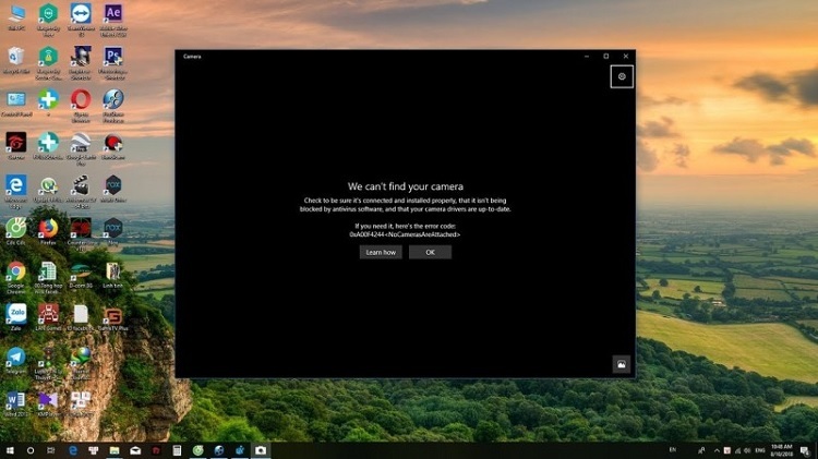 Cách sửa lỗi không mở được camera trên laptop Win 10 hiệu quả