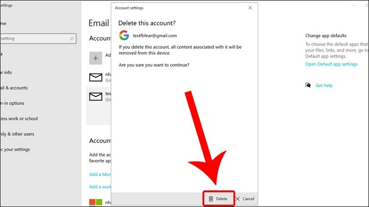 Cách xóa tài khoản Microsoft trên Win 10 đơn giản nhất