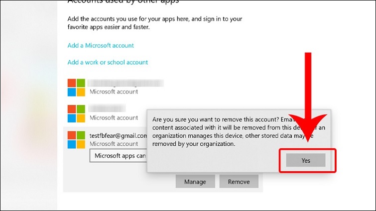 Cách xóa tài khoản Microsoft trên Win 10 đơn giản nhất