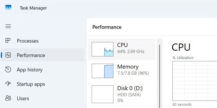 Máy tính chạy chậm khi cắm sạc