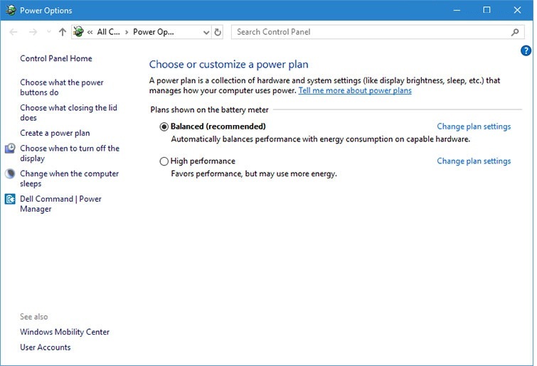 Máy tính chạy chậm khi cắm sạc