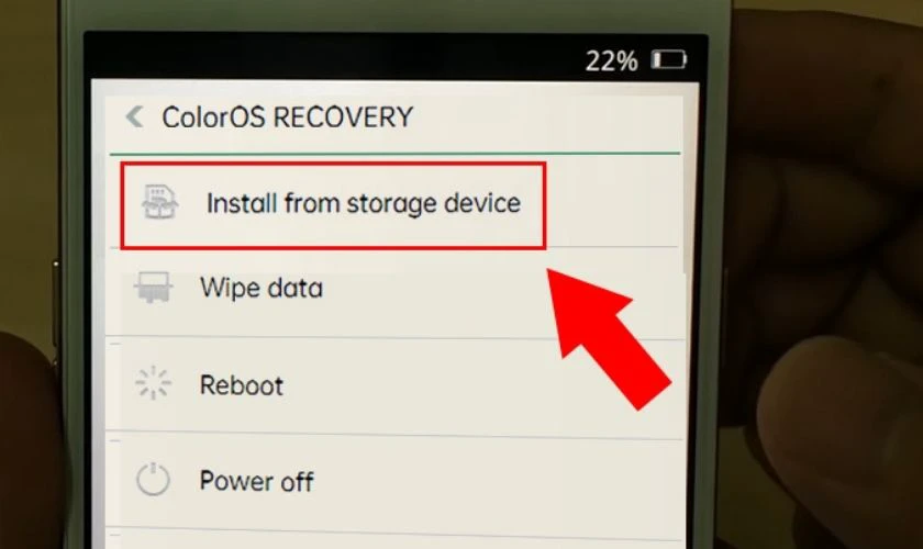 OPPO bị lỗi ColorOS Recovery: Lý do và cách khắc phục