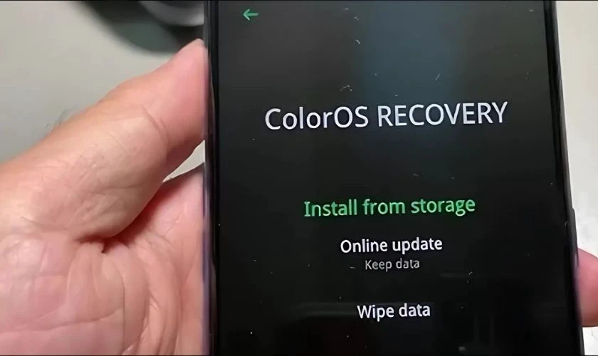 OPPO bị lỗi ColorOS Recovery: Lý do và cách khắc phục