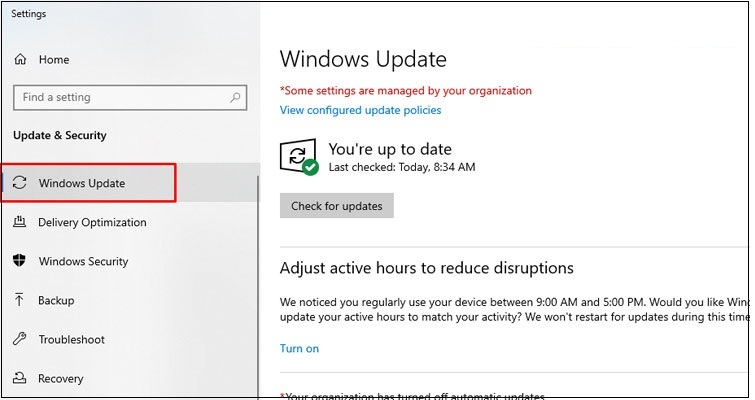 Sửa lỗi Undoing changes made to your computer