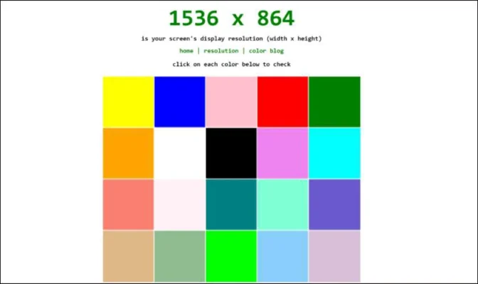 Test màn hình laptop online | Cách test màn hình laptop tại nhà